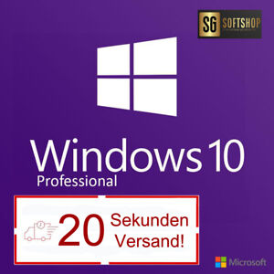 Microsoft Windows 10 Pro Produktschlüssel Original Software Professional MS Key