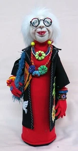 "Iconic Iris" Cloth Doll CD Pattern by Sharon Mitchell - Picture 1 of 9