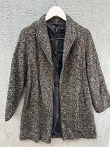 Eileen Fisher Women's Gray Textured Long Coat Size S/P - Picture 1 of 7