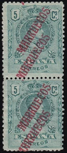 Marokko Morocco 31hh 1914 Alfonso XIII MNH - Picture 1 of 1
