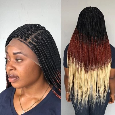 Плетеный парик. Трехцветный парик с кружевной фронтальной линией. Длина 26 дюймов. Цвета: 1350 и 613 - Изображение 1 из 4
