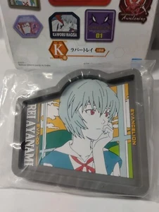 Bandeja de goma Evangelion Rei Ayanami 3,5" Bandai con paquete original - Imagen 1 de 8