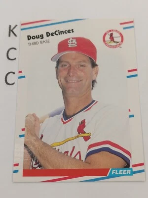 1988 Fleer MLB #31 Doug DeCinces St. Louis Cardinals - Image 1 of 2