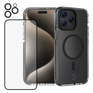 3sixT Protection Bundle apple iPhone 15 + Plus Pro Max funda blindada cubierta cámara - Imagen 1 de 25