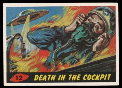 1962 Topps Mars Attacks 12 Death In The Cockpit HQ Centered EX to Excellent Plus - Image 1 of 2