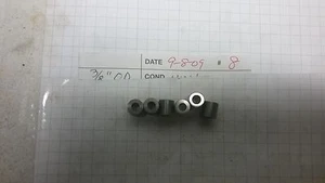 SUPPORT ROLLERS 6 PCS., 3/8" OD, 3/8" WIDE, 3/16" PIN - Picture 1 of 1