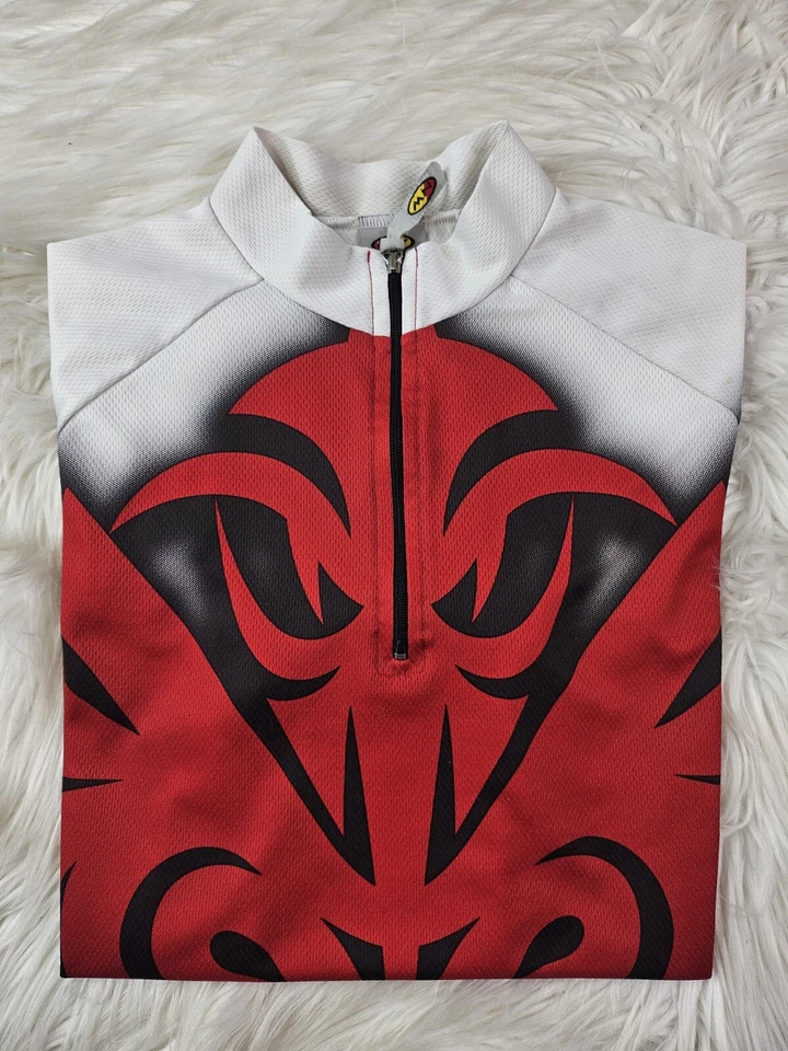 Jersey de ciclismo Northwave talla (L) gráfico para hombre rojo blanco  Foto 1 de 4