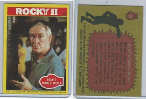 1979 Topps, Rocky II, #28 Rocky's Trainer, Mickey - Picture 1 of 1