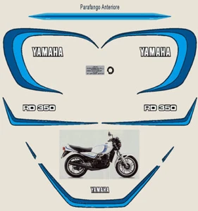 YAMAHARD 350 4L0 MOTORRAD WEISS AUFKLEBER STICKERS - Bild 1 von 1