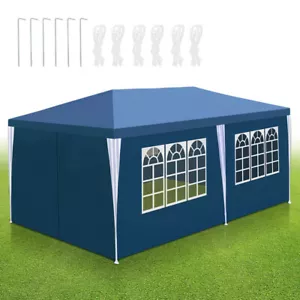 Pavillon Fenstern Pavilion Fest Partyzelt Marktzelt Gartenzelt Luxus 3x3m/3x6m - Bild 1 von 20