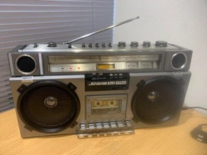 Mitsubishi Electric Jeagam 8200 Vintage Boombox AM/FM Cassette Stereo 30W Rare - Picture 1 of 13