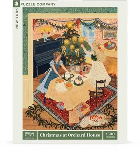 Christmas at Orchard House di Loré Pemberton puzzle 750 pezzi NYPC nuovo - Foto 1 di 2