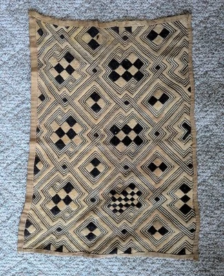 PANEL DE TELA PREMIUM ORIGINAL CUBA RAFIA TEXTIL SHOOWA MONEDA DR CONGO  Foto 1 de 4