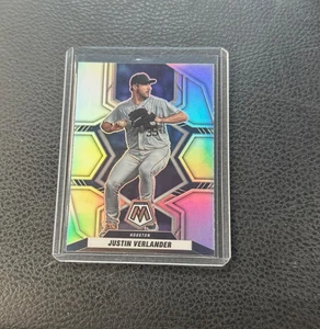 Mosaico Panini 2022 Justin Verlander Silver Prizm - Imagen 1 de 2