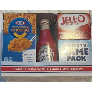Kraft Heinz Variedad Juego Pack Macarrones Queso Ketchup Jello Juego de Cartas - Imagen 1 de 2