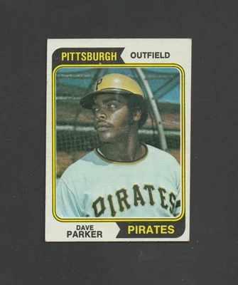 1974 Topps Dave Parker RC #252 ~ ¡Salón de la Fama de los Piratas! Foto 1 de 2