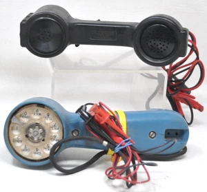 VTG Bell System Western Electric Rotary Dial Lineman Test Phones PARTS ONLY - Picture 1 of 15