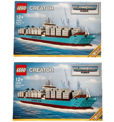 LEGO 10241 Creator Expert Maersk Line Triple E factory shipper two pack - Image 1 of 4