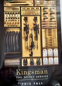 š¬ āKingsman The Secret Serviceā 2014 Double~Sided Original Movie Poster 27x40 - Picture 1 of 2
