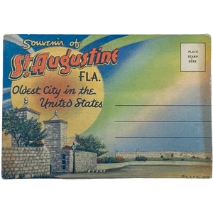 St. Augustine Florida Vintage Souvenir Postcard Folder - Picture 1 of 1