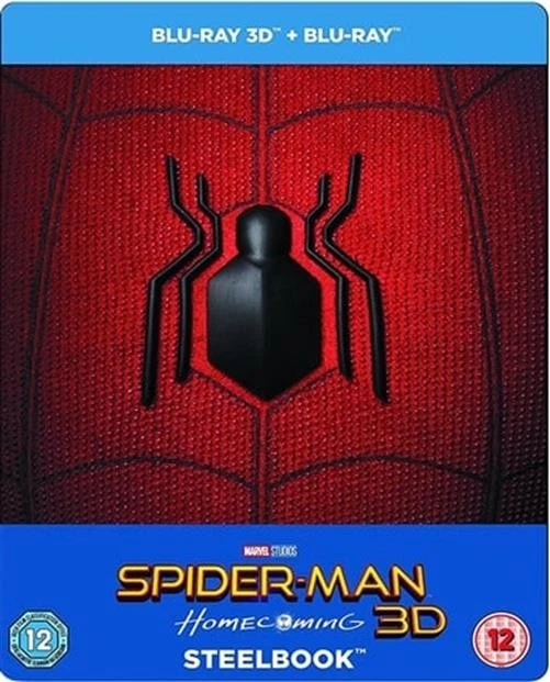 Spider Man Homecoming 2017 3D BR Limited Edition Steelbook Bluray Movie Film - Image 1 of 1