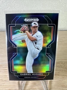 2022 Panini Prizm Draft Picks #PDP10 Gabriel Hughes Gonzaga Black Prizm - Picture 1 of 2