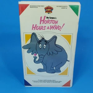 Dr. Seuss' Horton Hears A Who! VHS Clamshell Case 1986 MGM Animation MV200702 VG - Picture 1 of 13