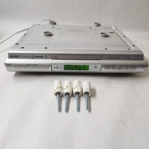 SONY ICF-CDK50 Under Cabinet AM/FM Radio CD Player w/ Mounting Hardware TESTED - Picture 1 of 8