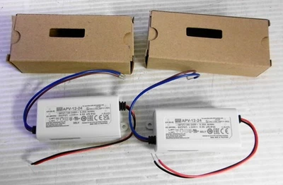 Fuente de alimentación LED Meanwell APV-12-24 EN 100-240VAC 0,35A 50/60Hz (Lote de 2) Foto 1 de 4