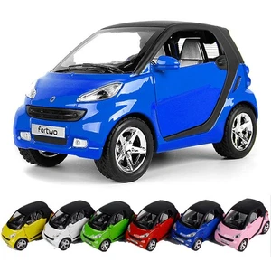 1:24 Smart ForTwo Model Car Metal Diecast Toy Vehicle Toys for Boys Kids Gifts - Picture 1 of 29