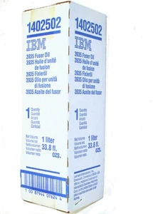 1 Liter Original IBM FUSER OIL 3935 1402502 Lexmark Made in USA - Photo 1/1