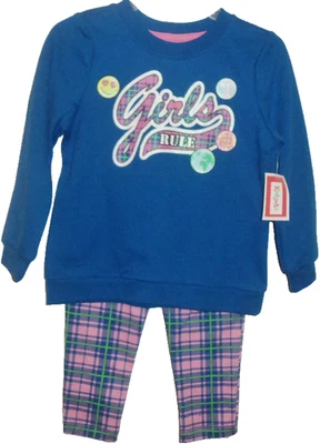 Girls Toddler Girls Rule  Size 3T Glitter Crew Neck Legging Set - Image 1 of 3