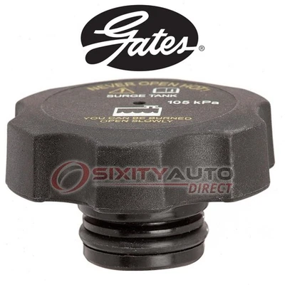 Gates Radiator Cap for 2011 GMC Sierra 2500 HD 6.6L V8 - Antifreeze Coolant mp Foto 1 de 4