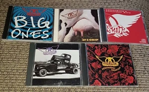 5 cd lot AEROSMITH Get a Grip Big Ones Pump Permanent Vacation Greatest Hits - Picture 1 of 2