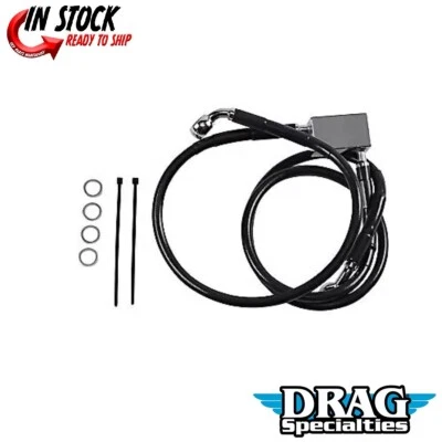 Kit de línea de freno trasero de acero inoxidable Drag Specialties 1741-2950  Foto 1 de 3