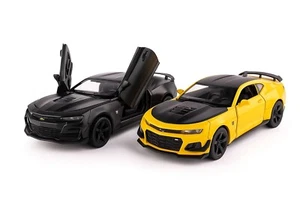 Chevrolet Camaro Transformers Diecast Model Toy Car Sound&Light Gift 1:32 Scale - Picture 1 of 23