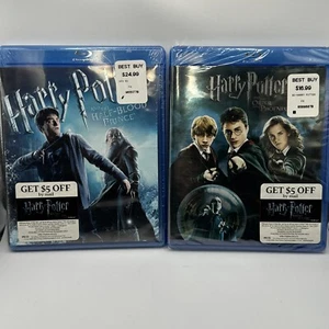 Harry Potter Blu-Ray DVD Half-blood Prince/ Order Of The Phoenix Brand New - Picture 1 of 5