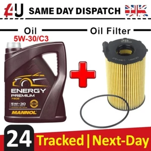 CAR SERVICE ENGINE OIL 5W-30 C3 & FILTER FOR AUDI A4 A5 A6 A7 Q5 Q6 Q7 3.0 TDI - Picture 1 of 5