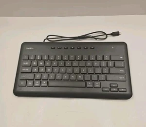 Belkin B2B124 Black Wired Keyboard for iPad/iPhone with Lightning Connector - Picture 1 of 6