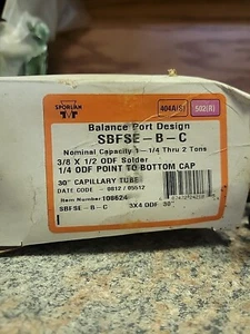 Sporlan SBFSE-B-C Balance Port Solenoid Valve Balance Port Design 108624 - Picture 1 of 3