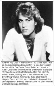 Vinyl Andy Gibb LP Albums - Picture 1 of 13