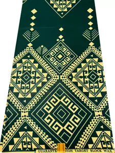 Polished Polyester Veritable Ankara Wax Print-Sell by 6 Yards- for Dresses - Picture 1 of 3