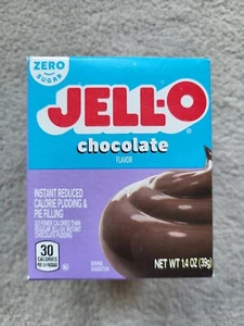 Jell-O Sugar Free Chocolate Instant Pudding US Import *SINGLE BOX* - Picture 1 of 1
