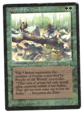 ► magic-style ◄ mtg-people of the woods - the dark english-played