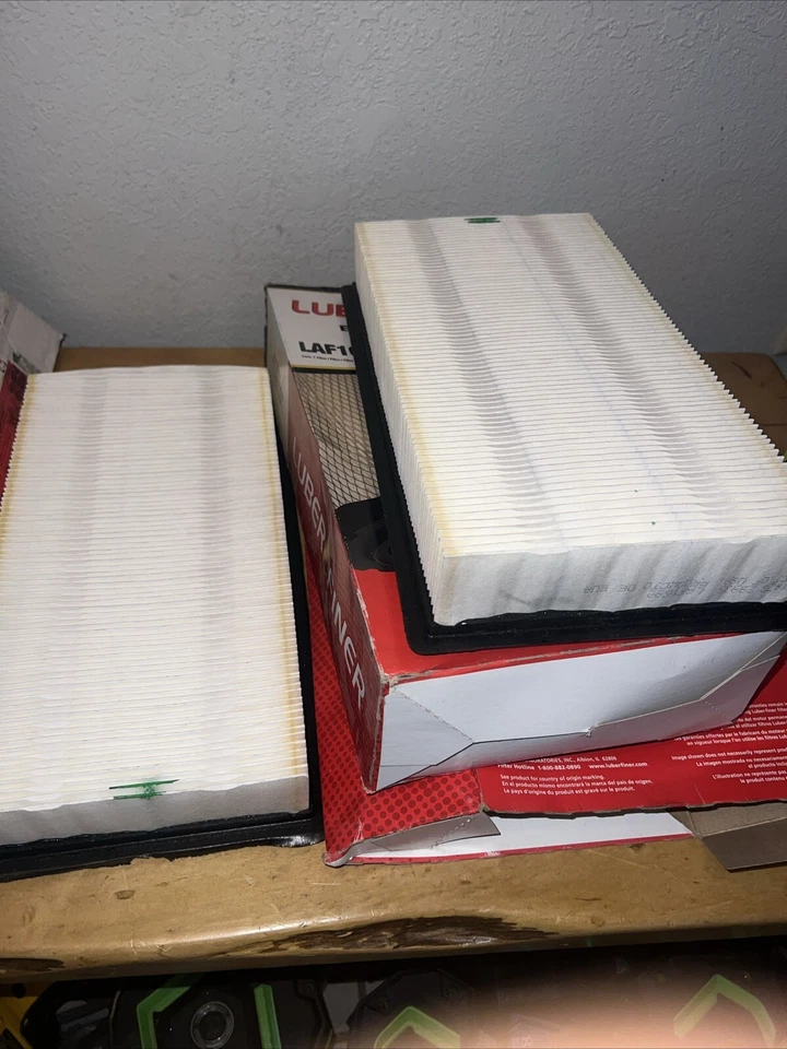 Filtro de aire x2 Luber Finer LAF1680 Wix46648 reemplaza FORD-ESE95AE9601AA CA8925 Foto 1 de 1