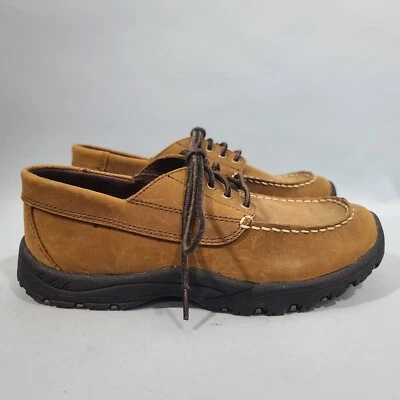 LL Bean Boys Brown Leather Loafer Size 4 - Image 1 of 4