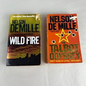 2x Nelson Demille Novels Suspense Thriller Fiction Small Paperback Book