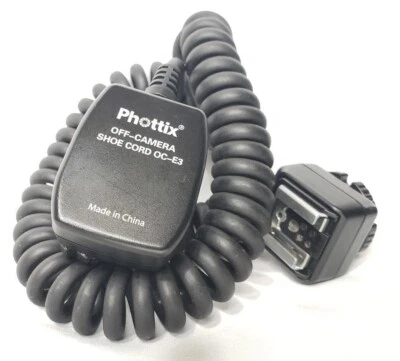 Phottix TTL Flash Remote Cord for Canon OC-E3 (PH38330) - Image 1 of 2