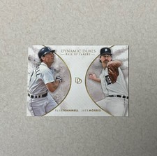 2018 On Demand Dynamic Duals Hall of Famers /700 Alan Trammell Jack Morris HOF