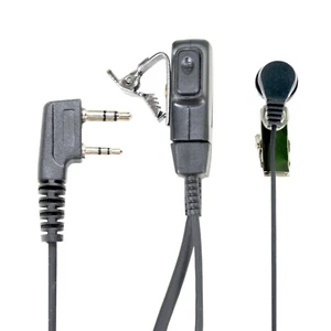 PNI HS 83 Securityheadset Kopfhörer mit Mikrofon, kompatibel mit 2 Pin Kenwood - Bild 1 von 5